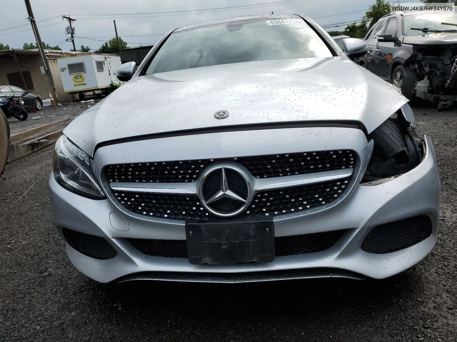 2017 Mercedes-Benz C 300 4Matic VIN: WDDWJ4KB7HF341570 Lot: 65641714