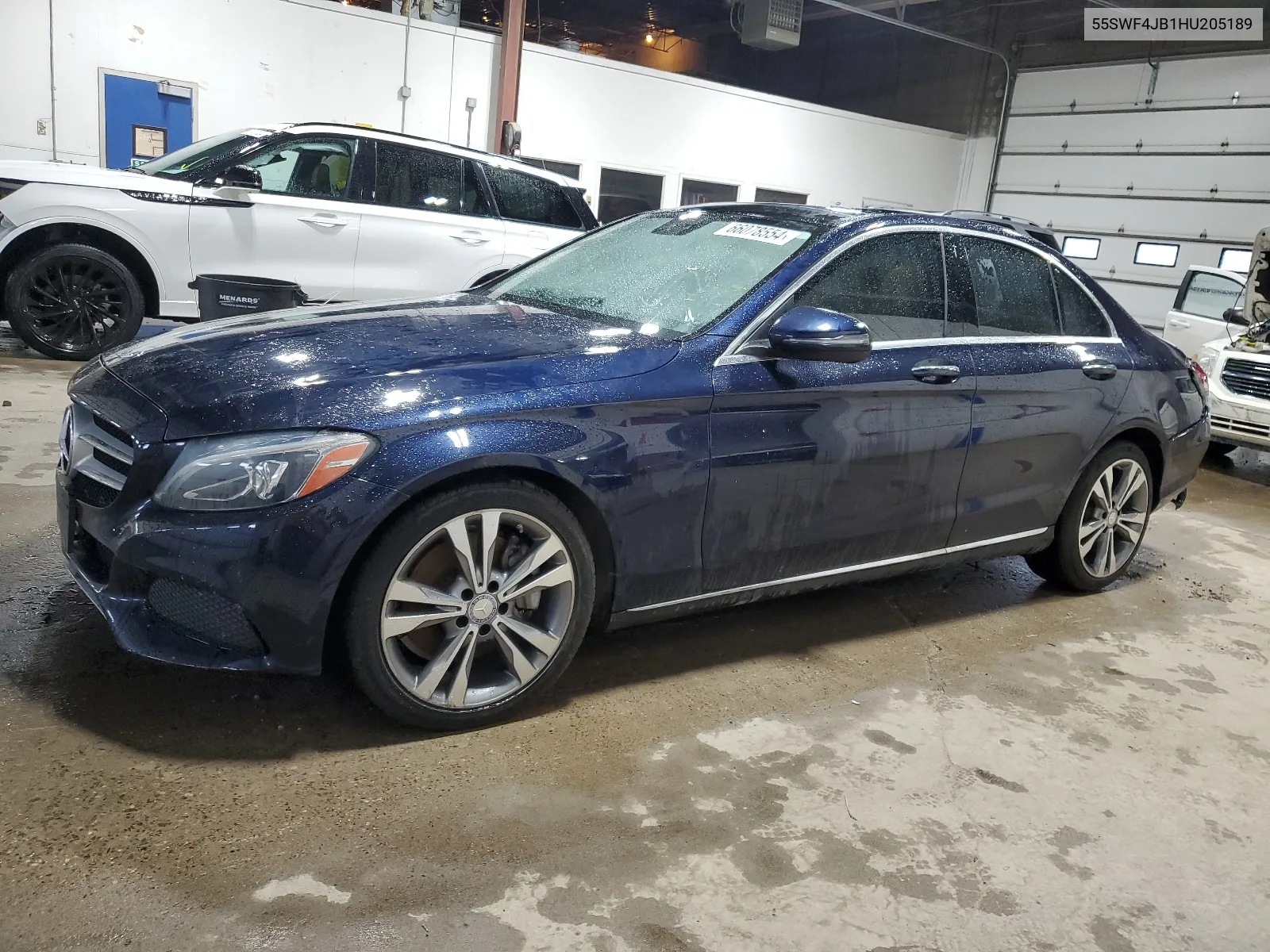 2017 Mercedes-Benz C 300 VIN: 55SWF4JB1HU205189 Lot: 66078554