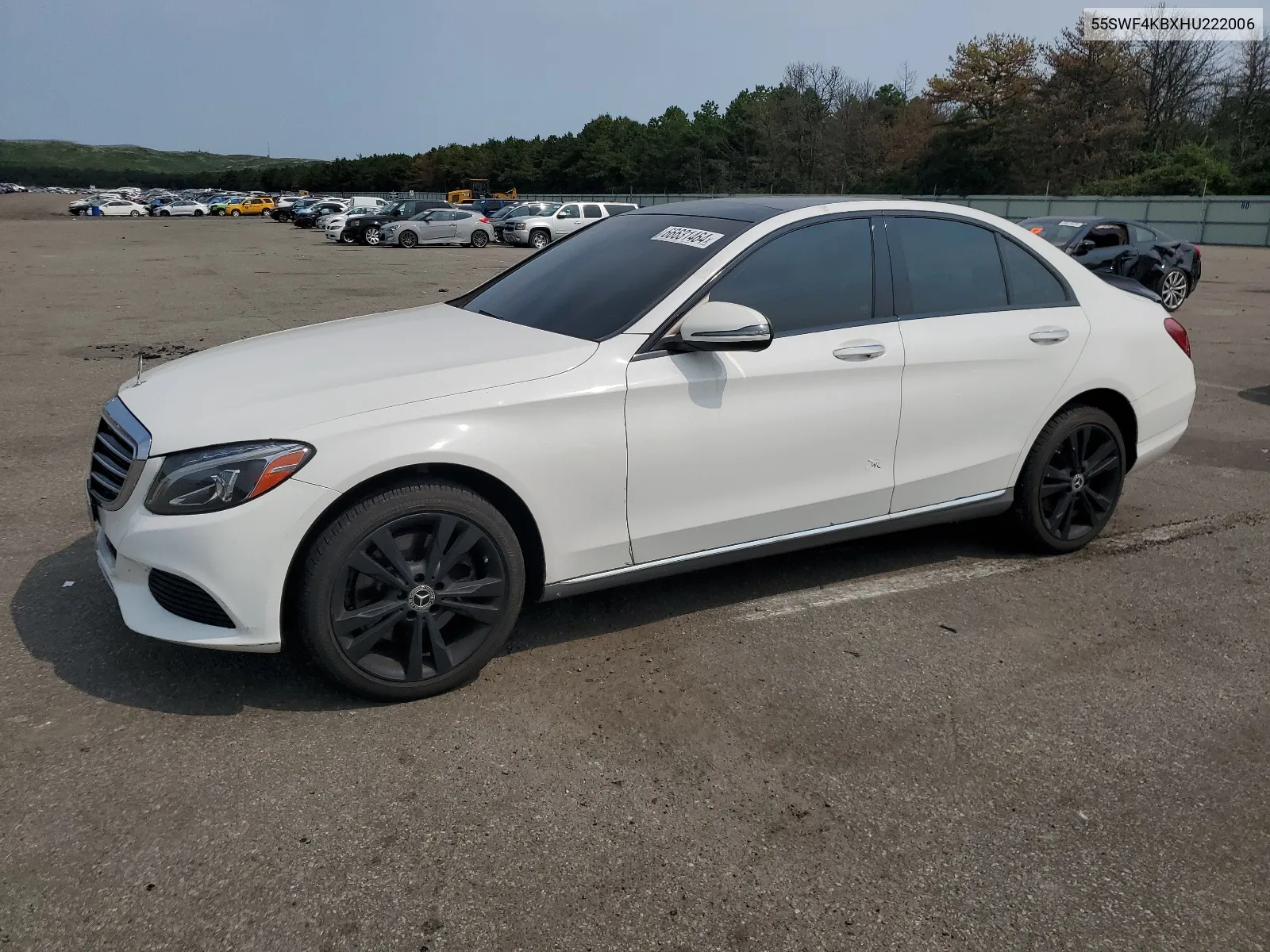 2017 Mercedes-Benz C 300 4Matic VIN: 55SWF4KBXHU222006 Lot: 66631464