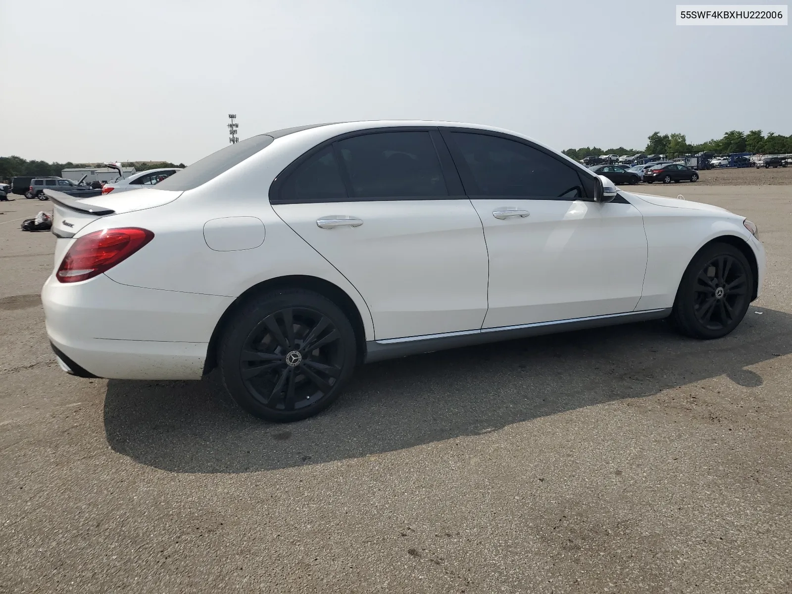 2017 Mercedes-Benz C 300 4Matic VIN: 55SWF4KBXHU222006 Lot: 66631464