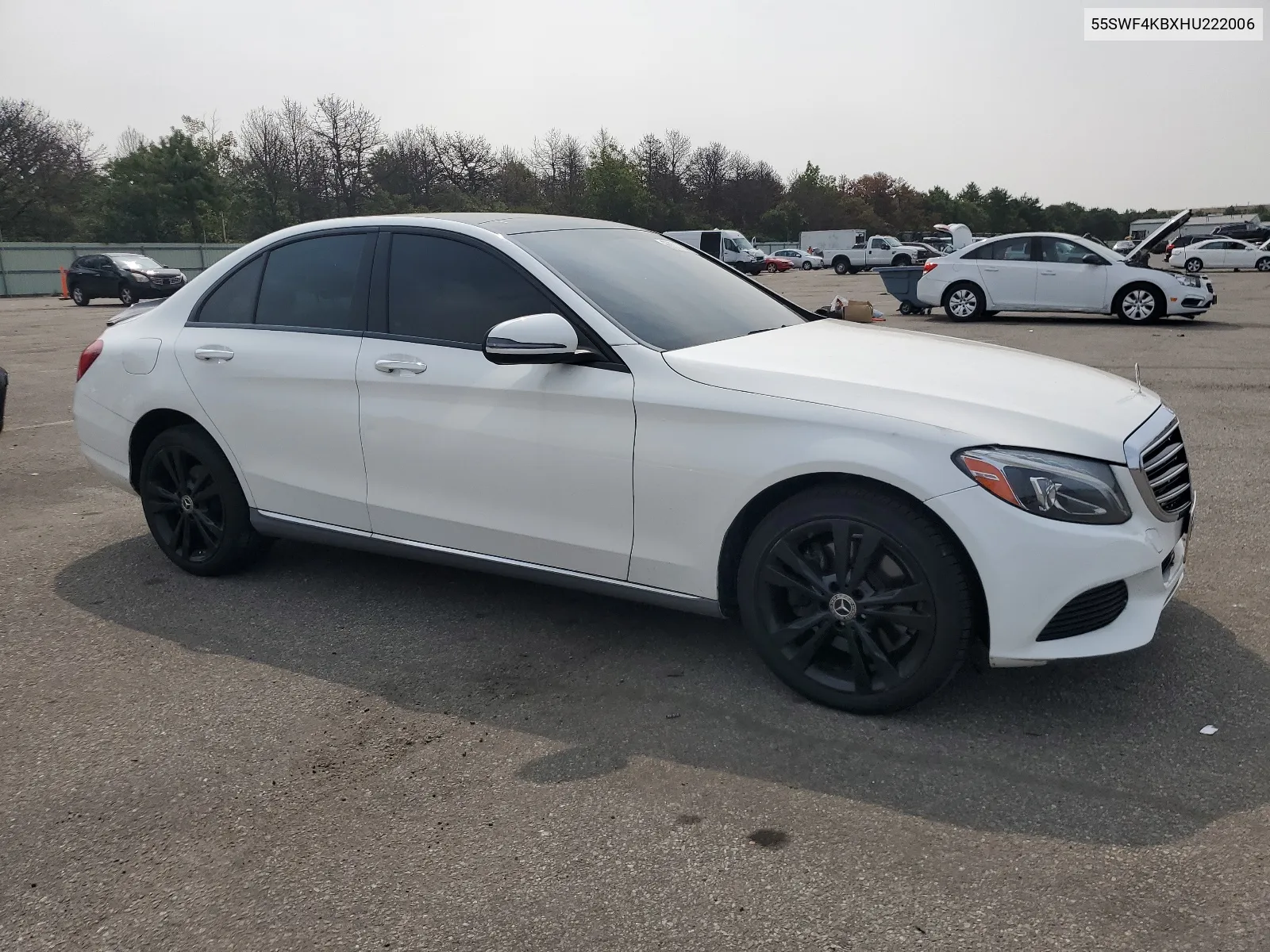 2017 Mercedes-Benz C 300 4Matic VIN: 55SWF4KBXHU222006 Lot: 66631464