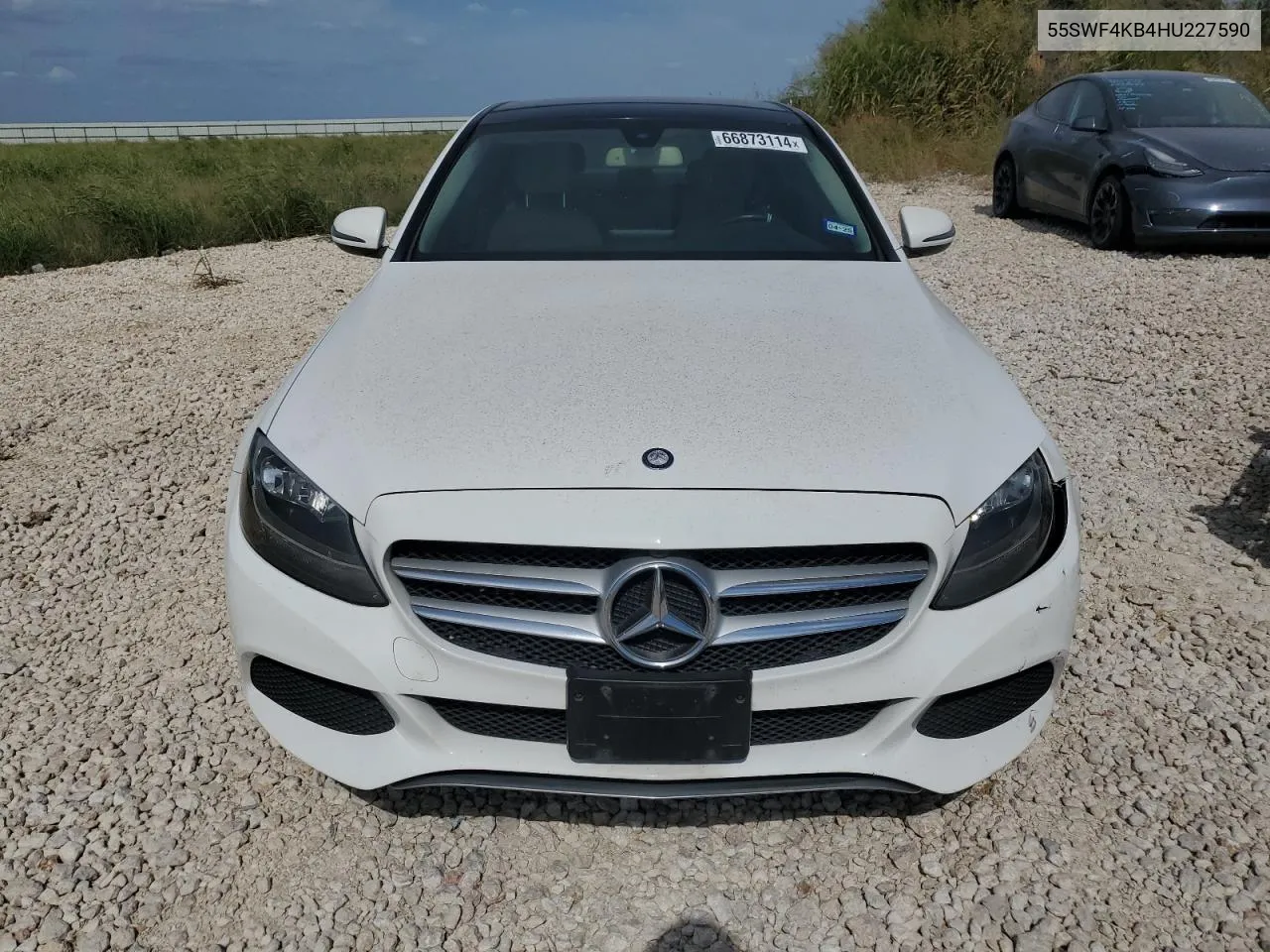 2017 Mercedes-Benz C 300 4Matic VIN: 55SWF4KB4HU227590 Lot: 66873114