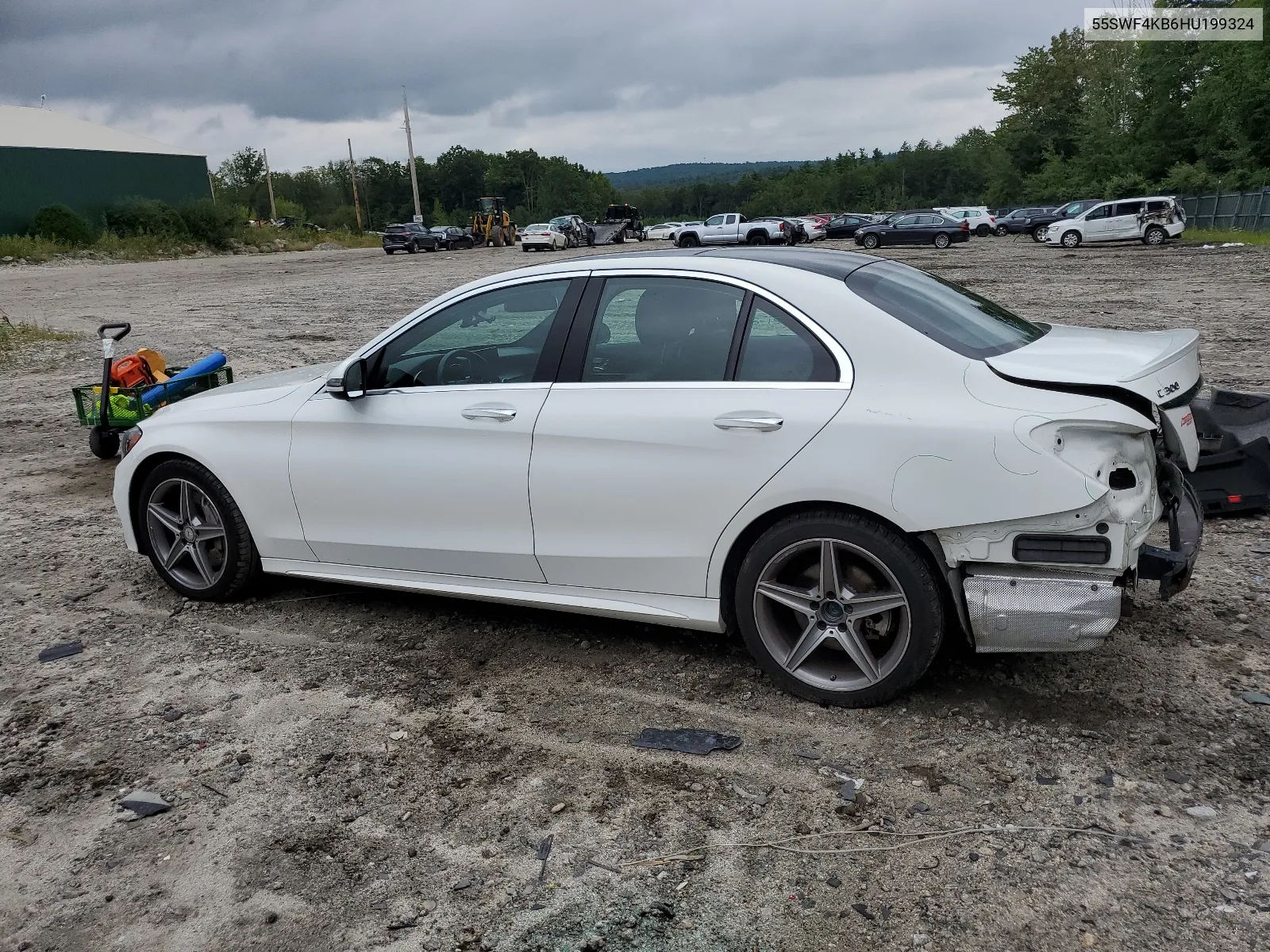 2017 Mercedes-Benz C 300 4Matic VIN: 55SWF4KB6HU199324 Lot: 67925854