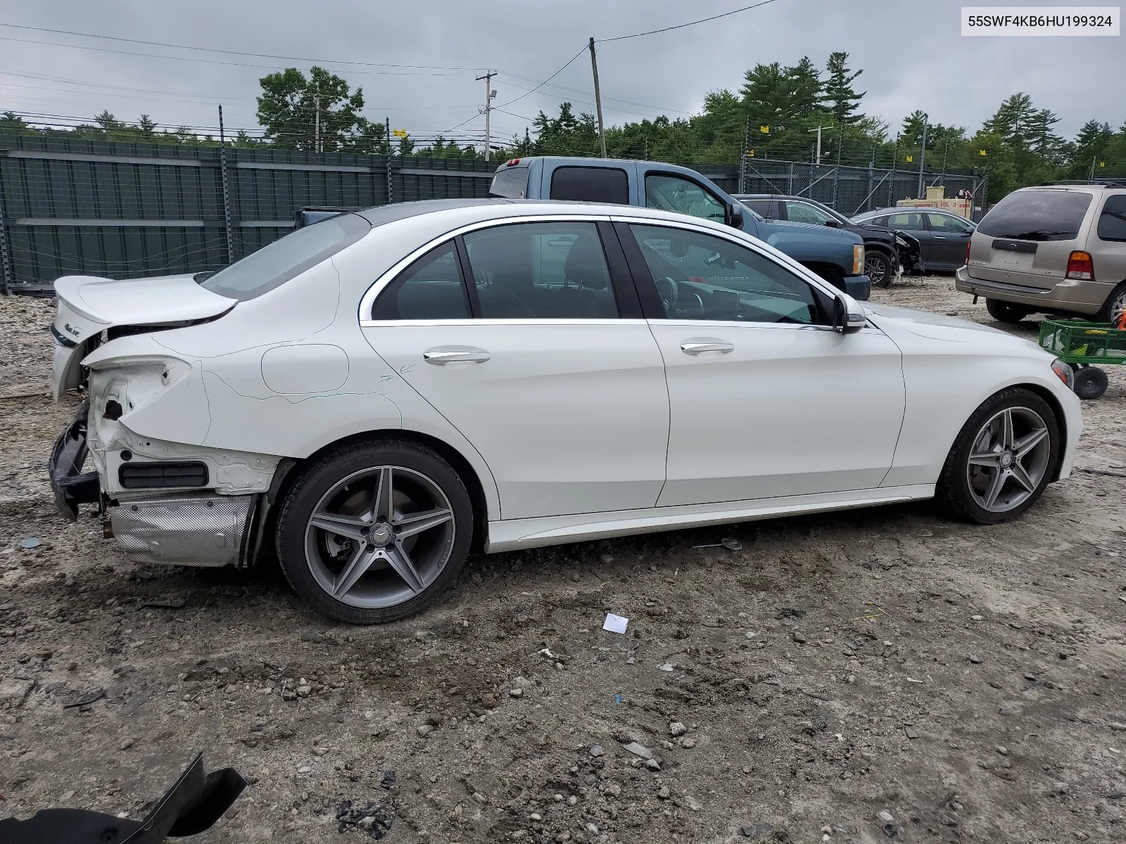 2017 Mercedes-Benz C 300 4Matic VIN: 55SWF4KB6HU199324 Lot: 67925854