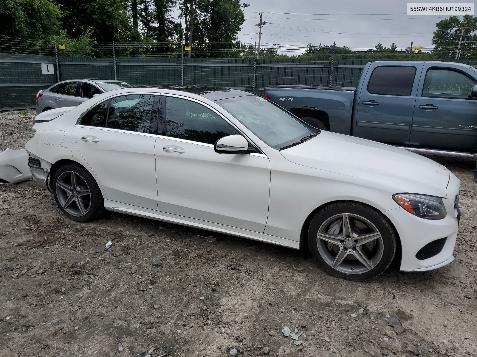 2017 Mercedes-Benz C 300 4Matic VIN: 55SWF4KB6HU199324 Lot: 67925854