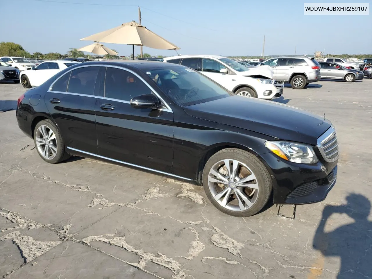 2017 Mercedes-Benz C 300 VIN: WDDWF4JBXHR259107 Lot: 68239954