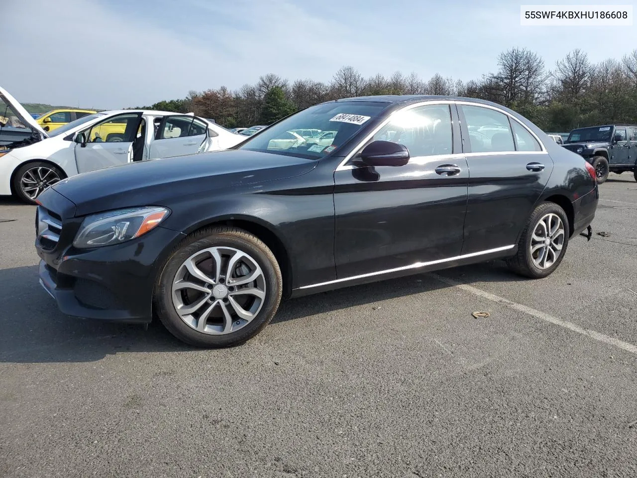 2017 Mercedes-Benz C 300 4Matic VIN: 55SWF4KBXHU186608 Lot: 68414884