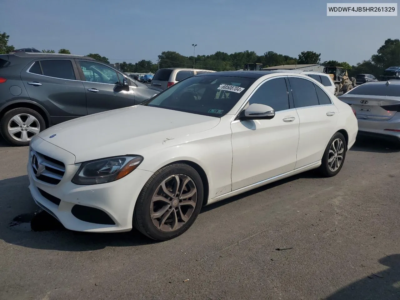 2017 Mercedes-Benz C 300 VIN: WDDWF4JB5HR261329 Lot: 68508704