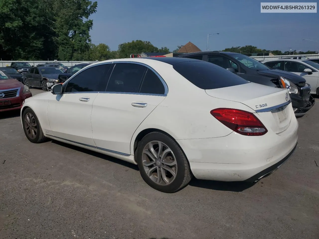 2017 Mercedes-Benz C 300 VIN: WDDWF4JB5HR261329 Lot: 68508704