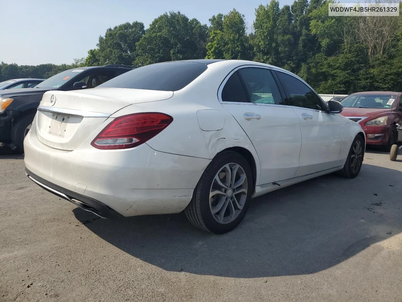 2017 Mercedes-Benz C 300 VIN: WDDWF4JB5HR261329 Lot: 68508704