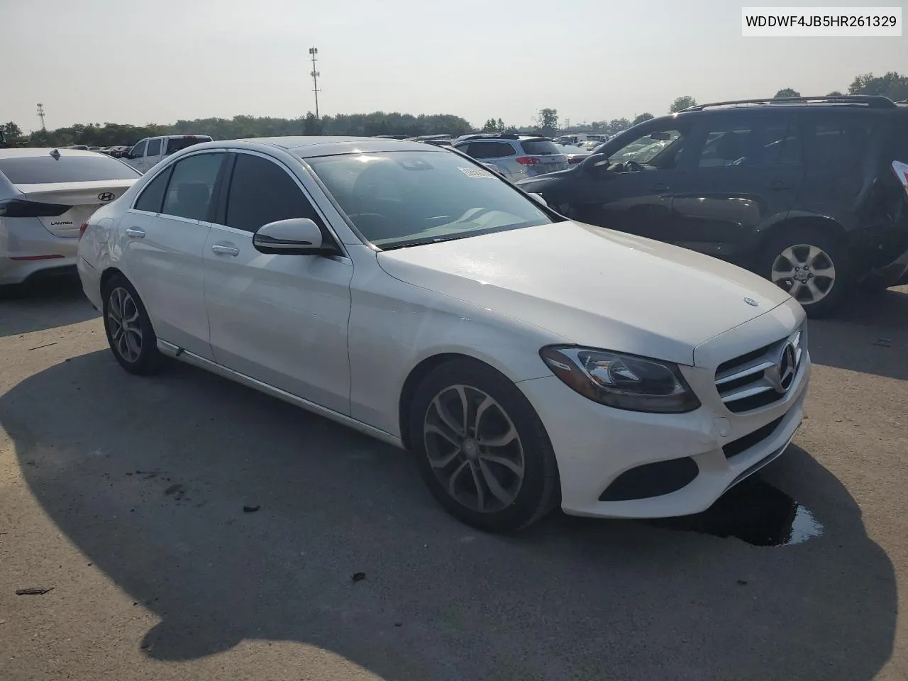 2017 Mercedes-Benz C 300 VIN: WDDWF4JB5HR261329 Lot: 68508704