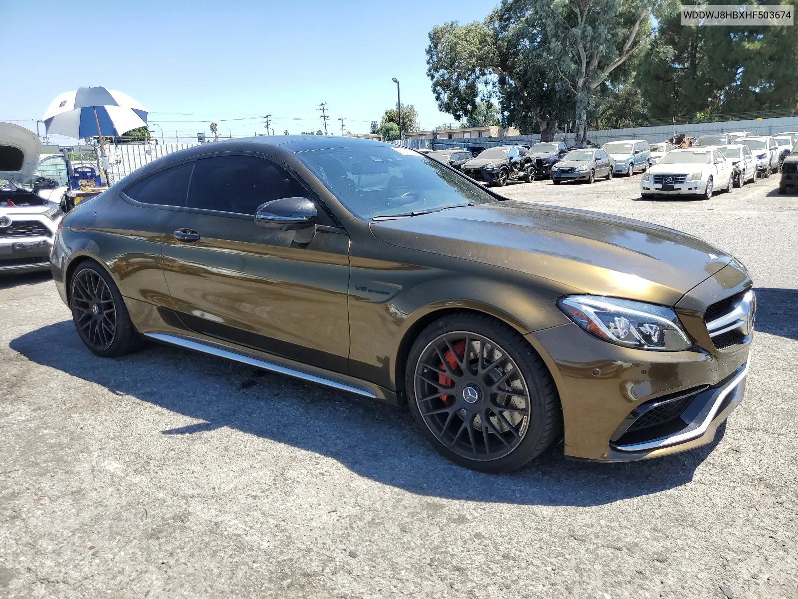 2017 Mercedes-Benz C 63 Amg-S VIN: WDDWJ8HBXHF503674 Lot: 68567474