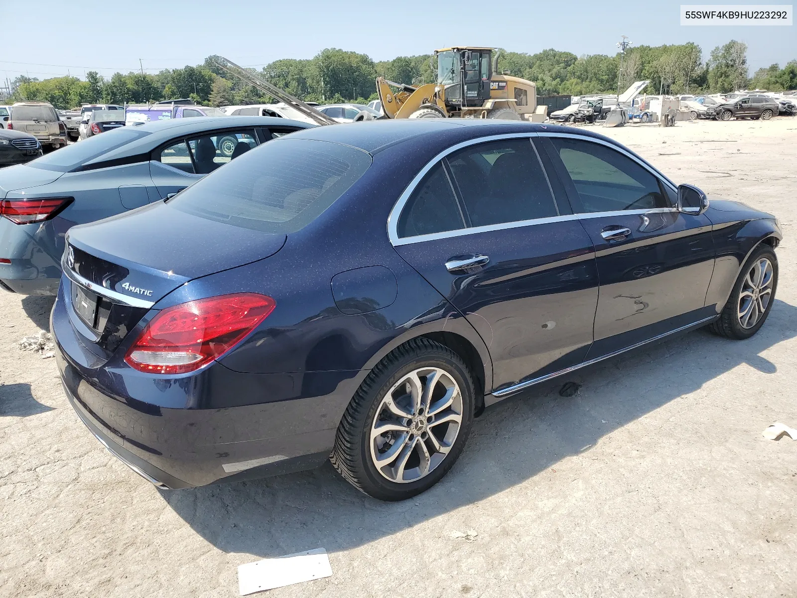 2017 Mercedes-Benz C 300 4Matic VIN: 55SWF4KB9HU223292 Lot: 68791274