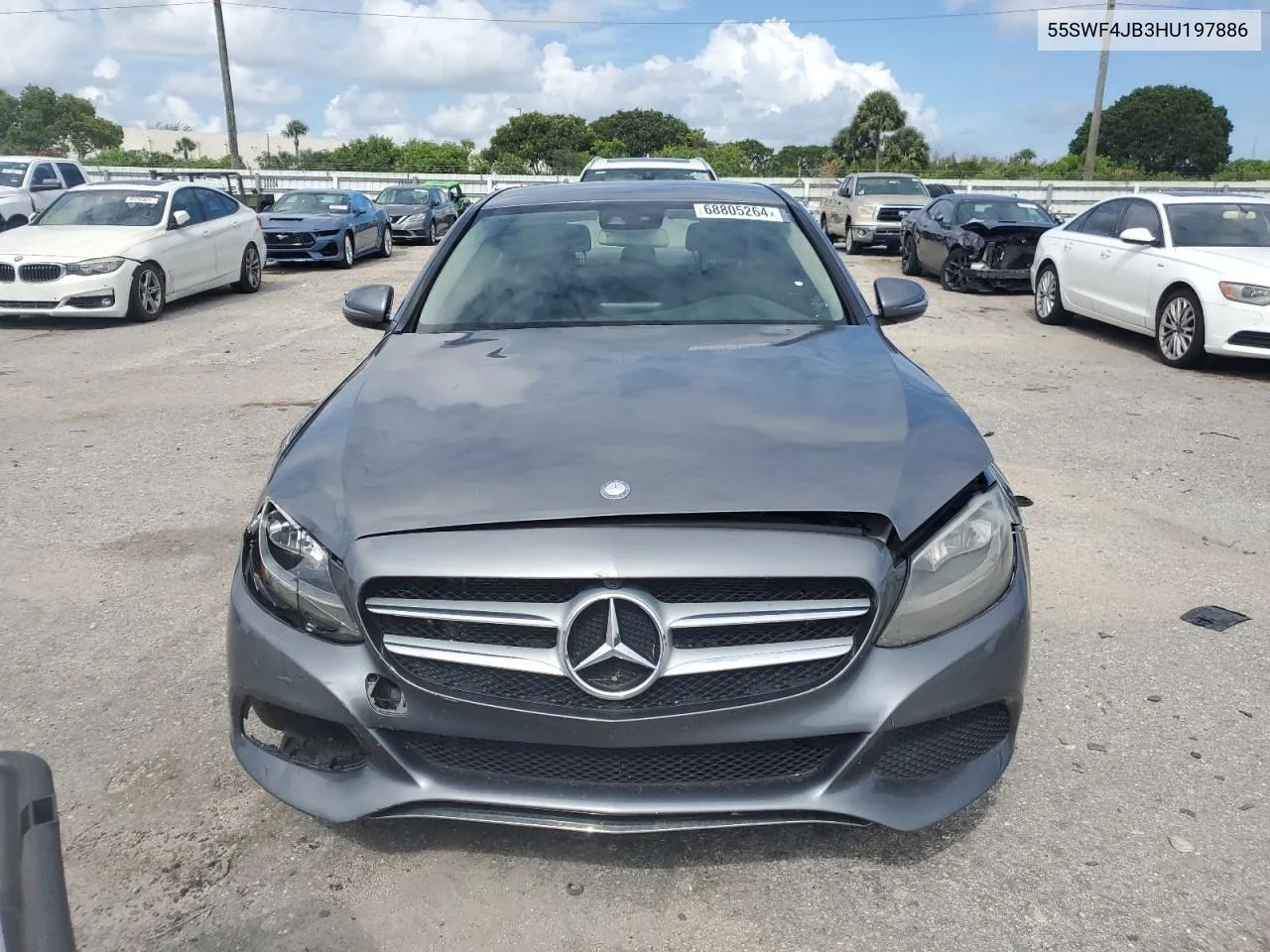 2017 Mercedes-Benz C 300 VIN: 55SWF4JB3HU197886 Lot: 68805264