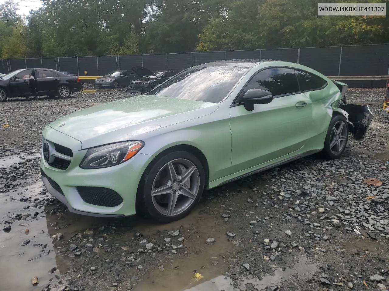 2017 Mercedes-Benz C 300 4Matic VIN: WDDWJ4KBXHF441307 Lot: 68967634