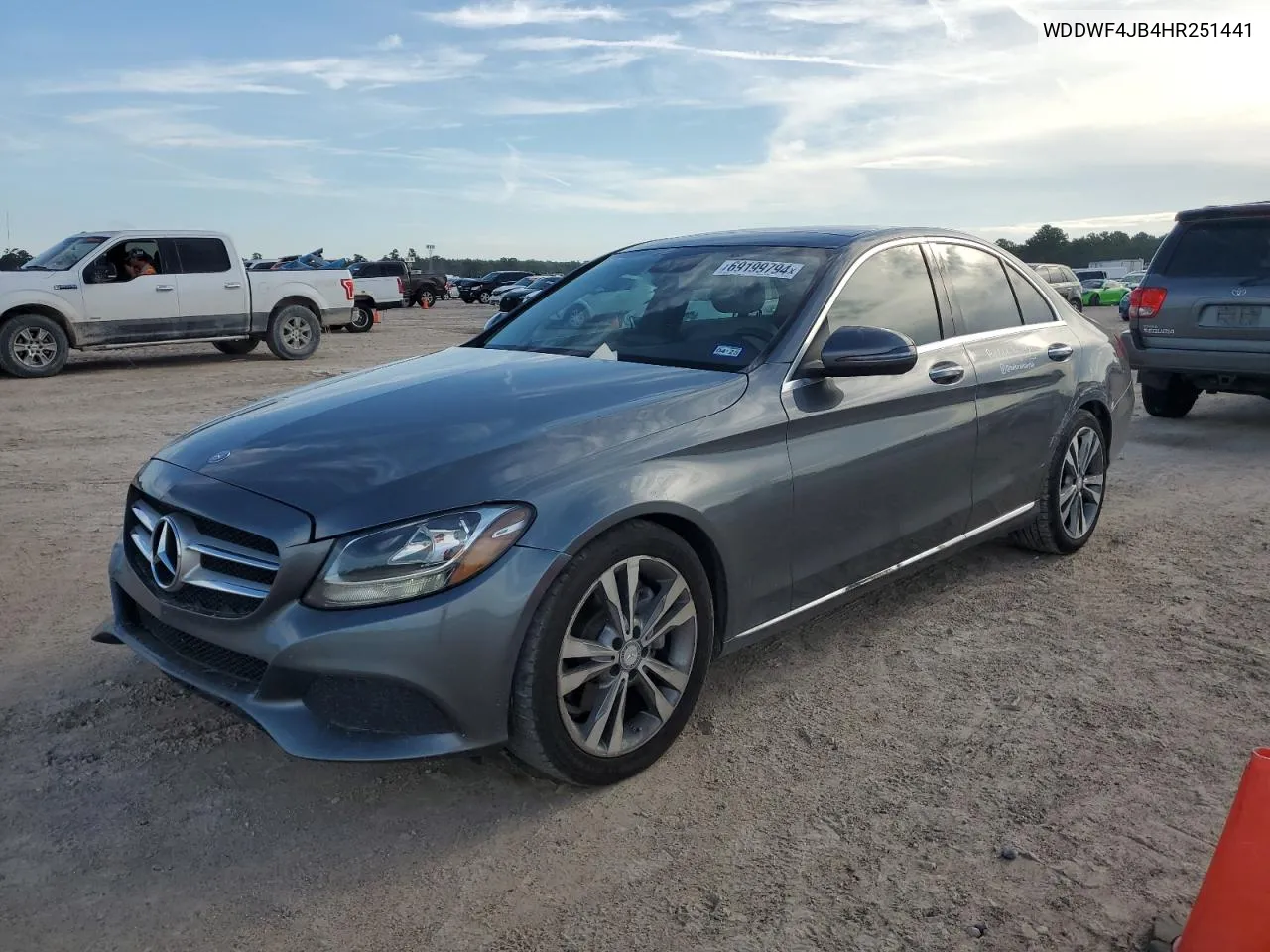 2017 Mercedes-Benz C 300 VIN: WDDWF4JB4HR251441 Lot: 69199794