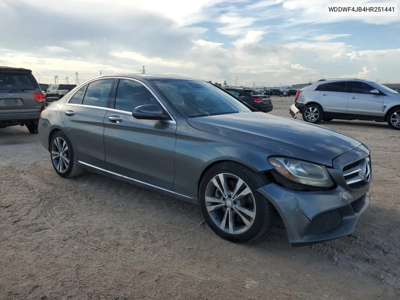 2017 Mercedes-Benz C 300 VIN: WDDWF4JB4HR251441 Lot: 69199794