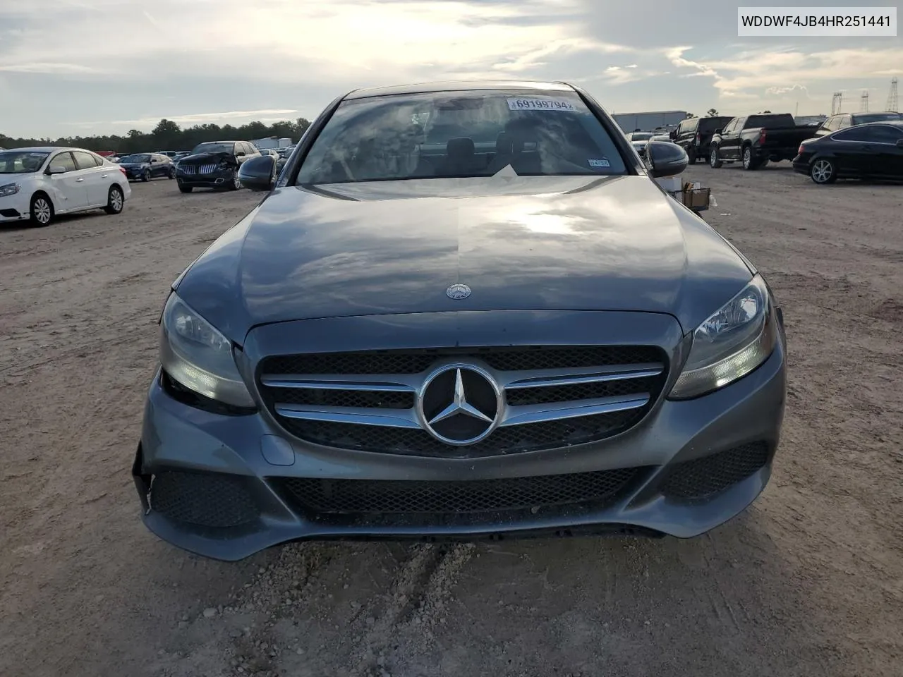 2017 Mercedes-Benz C 300 VIN: WDDWF4JB4HR251441 Lot: 69199794