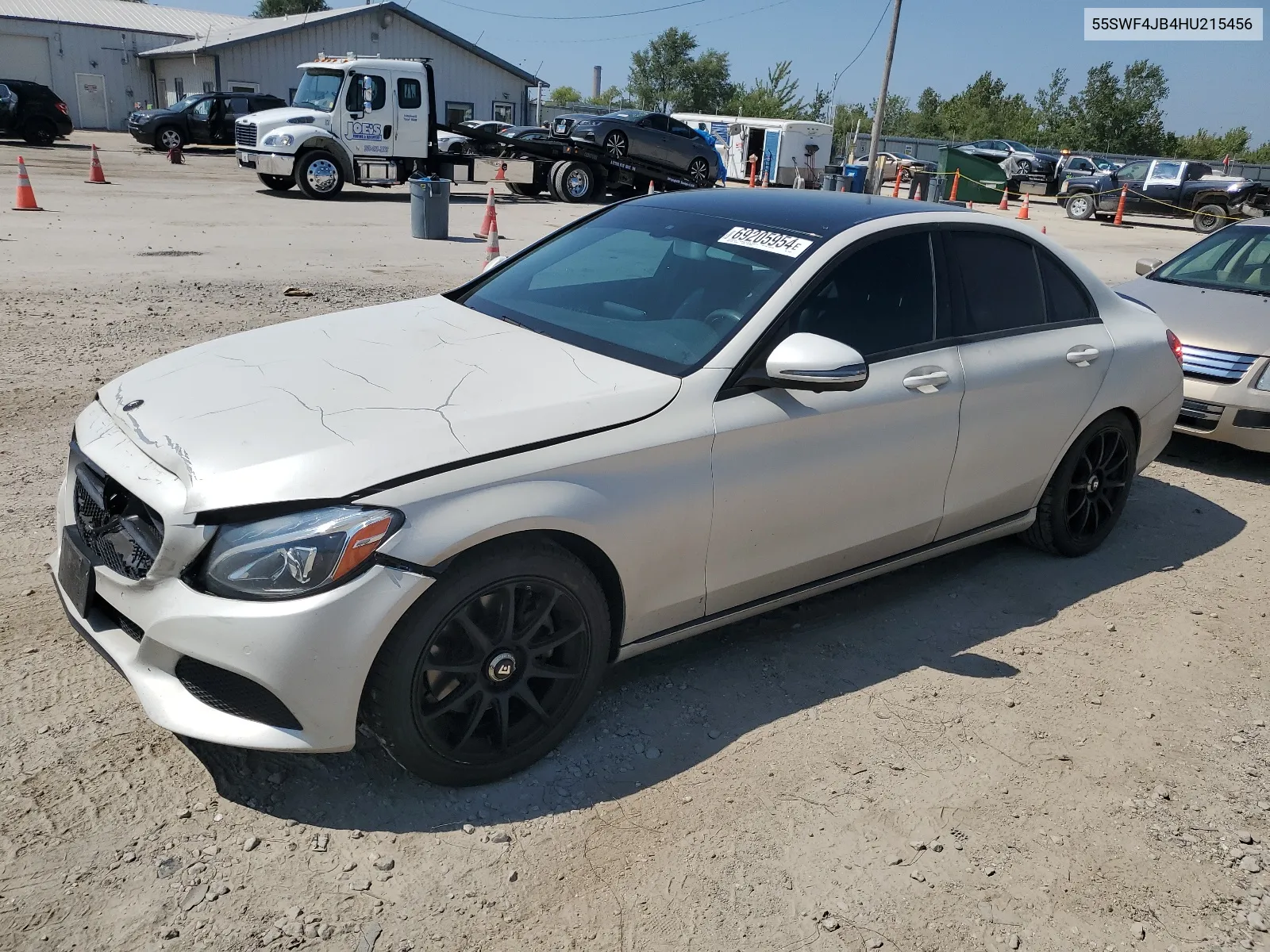 2017 Mercedes-Benz C 300 VIN: 55SWF4JB4HU215456 Lot: 69205954