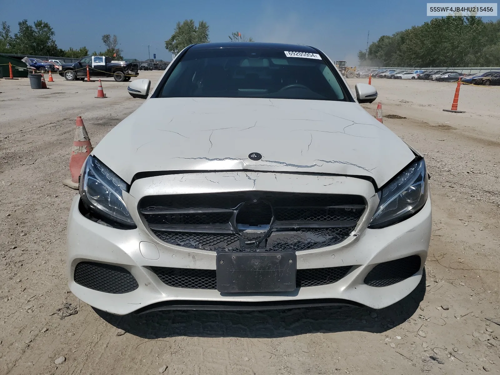 2017 Mercedes-Benz C 300 VIN: 55SWF4JB4HU215456 Lot: 69205954