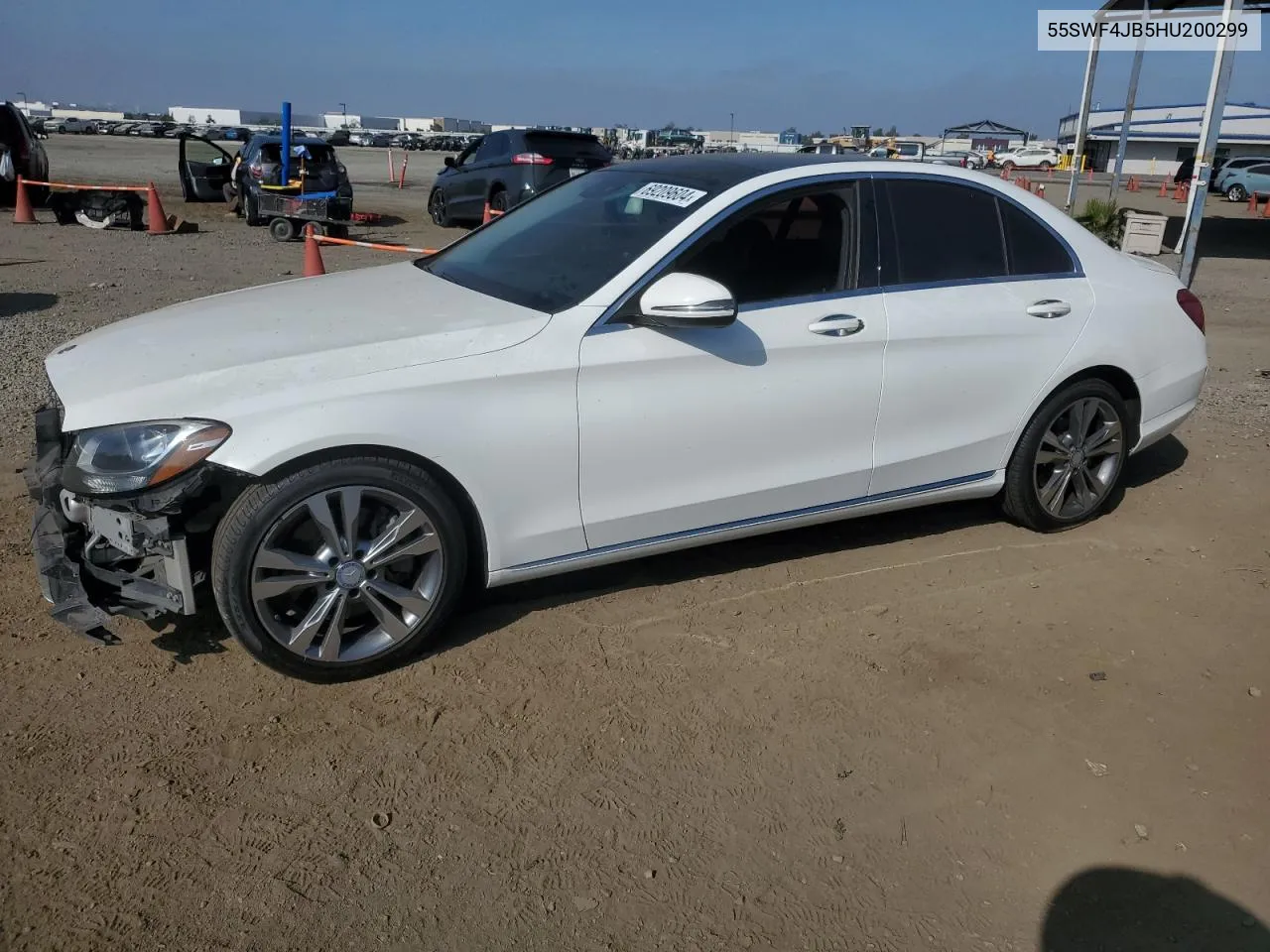 2017 Mercedes-Benz C 300 VIN: 55SWF4JB5HU200299 Lot: 69209604