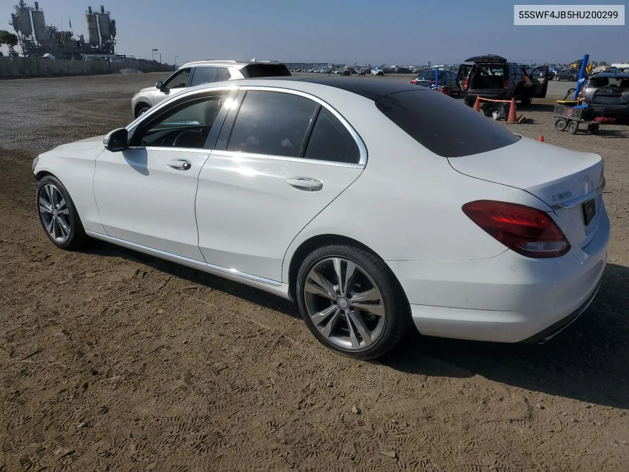 2017 Mercedes-Benz C 300 VIN: 55SWF4JB5HU200299 Lot: 69209604