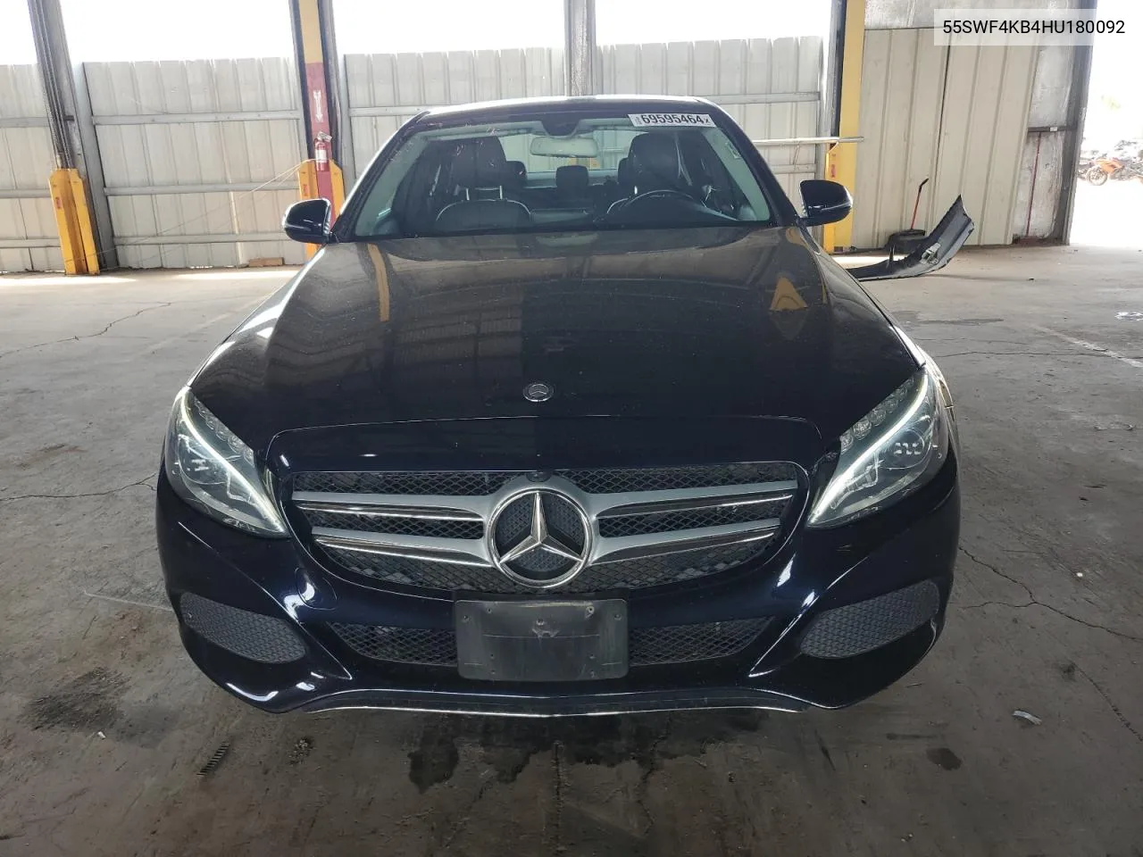 2017 Mercedes-Benz C 300 4Matic VIN: 55SWF4KB4HU180092 Lot: 69595464