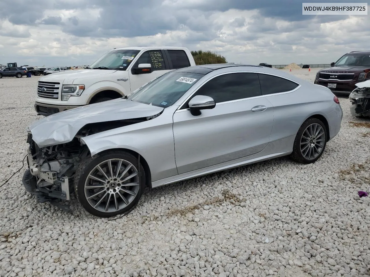 2017 Mercedes-Benz C 300 4Matic VIN: WDDWJ4KB9HF387725 Lot: 69814974