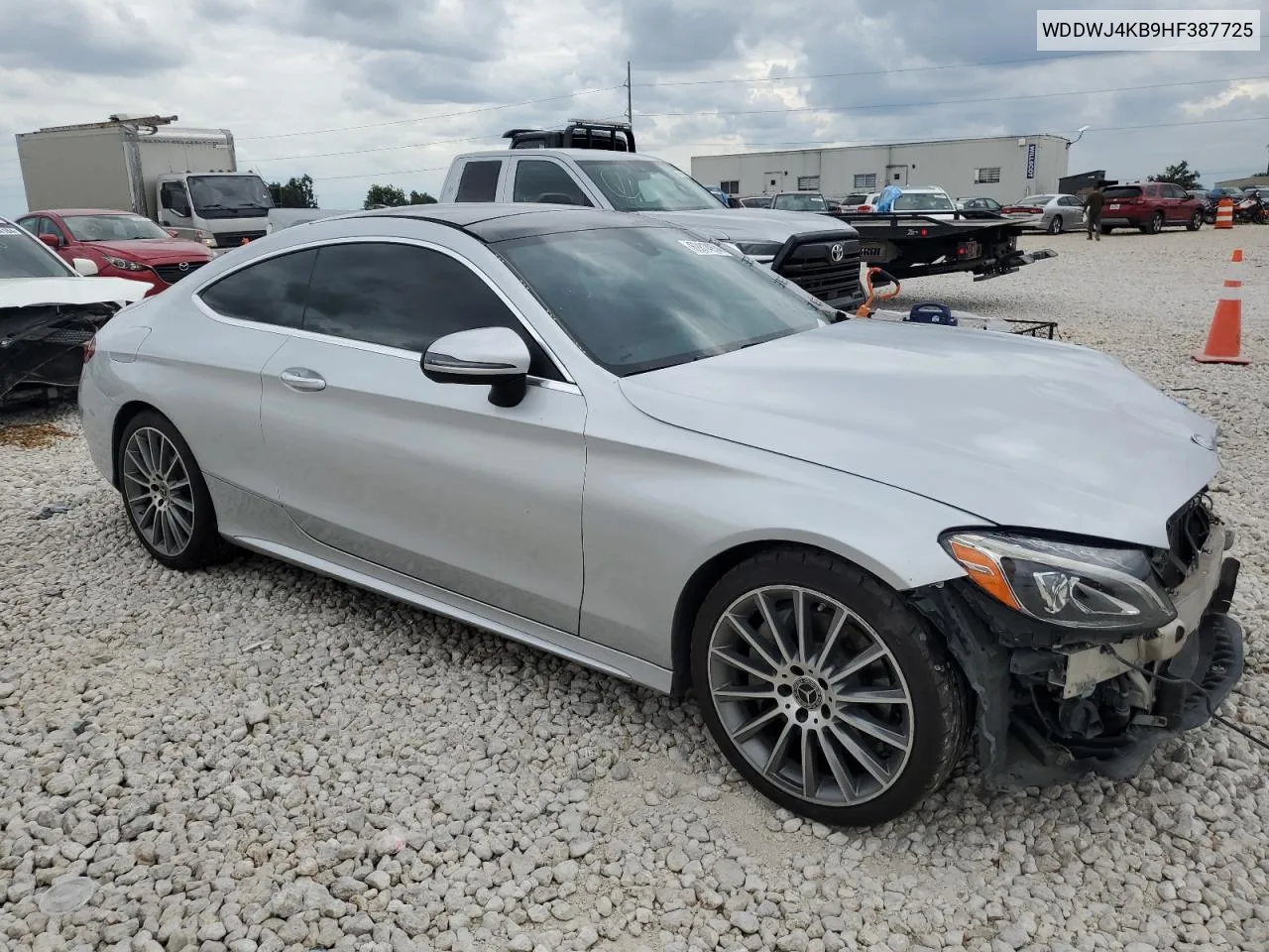 2017 Mercedes-Benz C 300 4Matic VIN: WDDWJ4KB9HF387725 Lot: 69814974