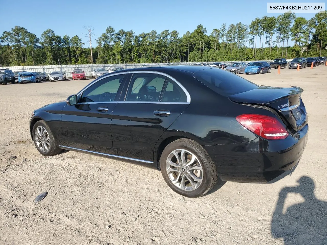 2017 Mercedes-Benz C 300 4Matic VIN: 55SWF4KB2HU211209 Lot: 69821754