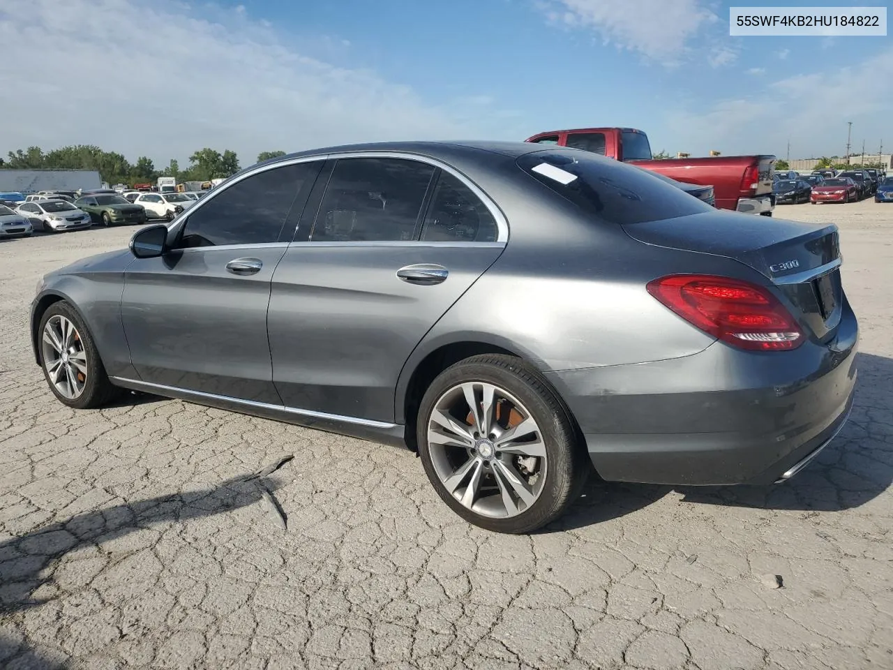 2017 Mercedes-Benz C 300 4Matic VIN: 55SWF4KB2HU184822 Lot: 69843514