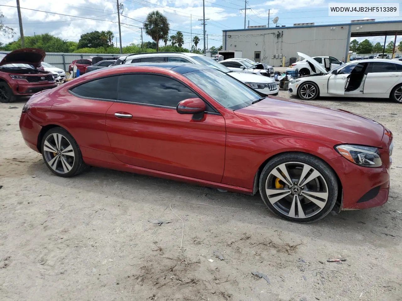 2017 Mercedes-Benz C 300 VIN: WDDWJ4JB2HF513389 Lot: 69985384