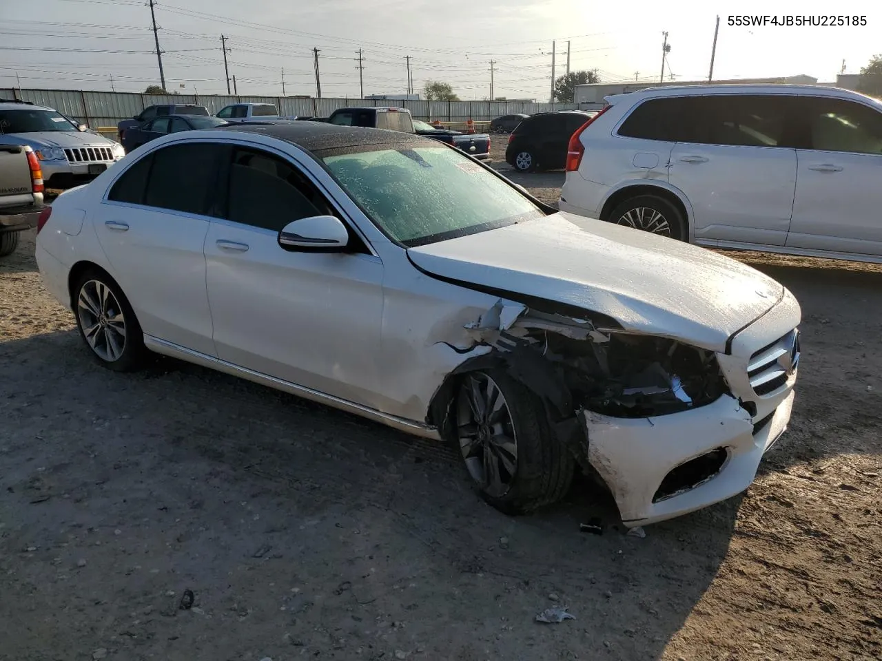 2017 Mercedes-Benz C 300 VIN: 55SWF4JB5HU225185 Lot: 70395644