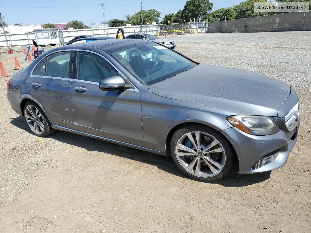 2017 Mercedes-Benz C 350E VIN: 55SWF4HB9HU233747 Lot: 71305354