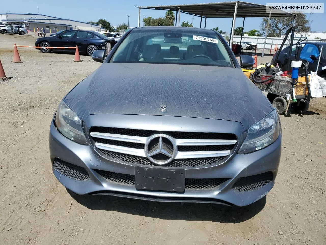 2017 Mercedes-Benz C 350E VIN: 55SWF4HB9HU233747 Lot: 71305354