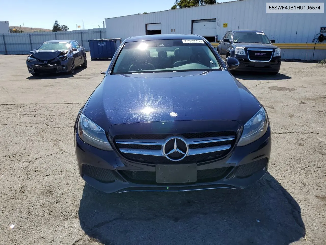 2017 Mercedes-Benz C 300 VIN: 55SWF4JB1HU196574 Lot: 71313504