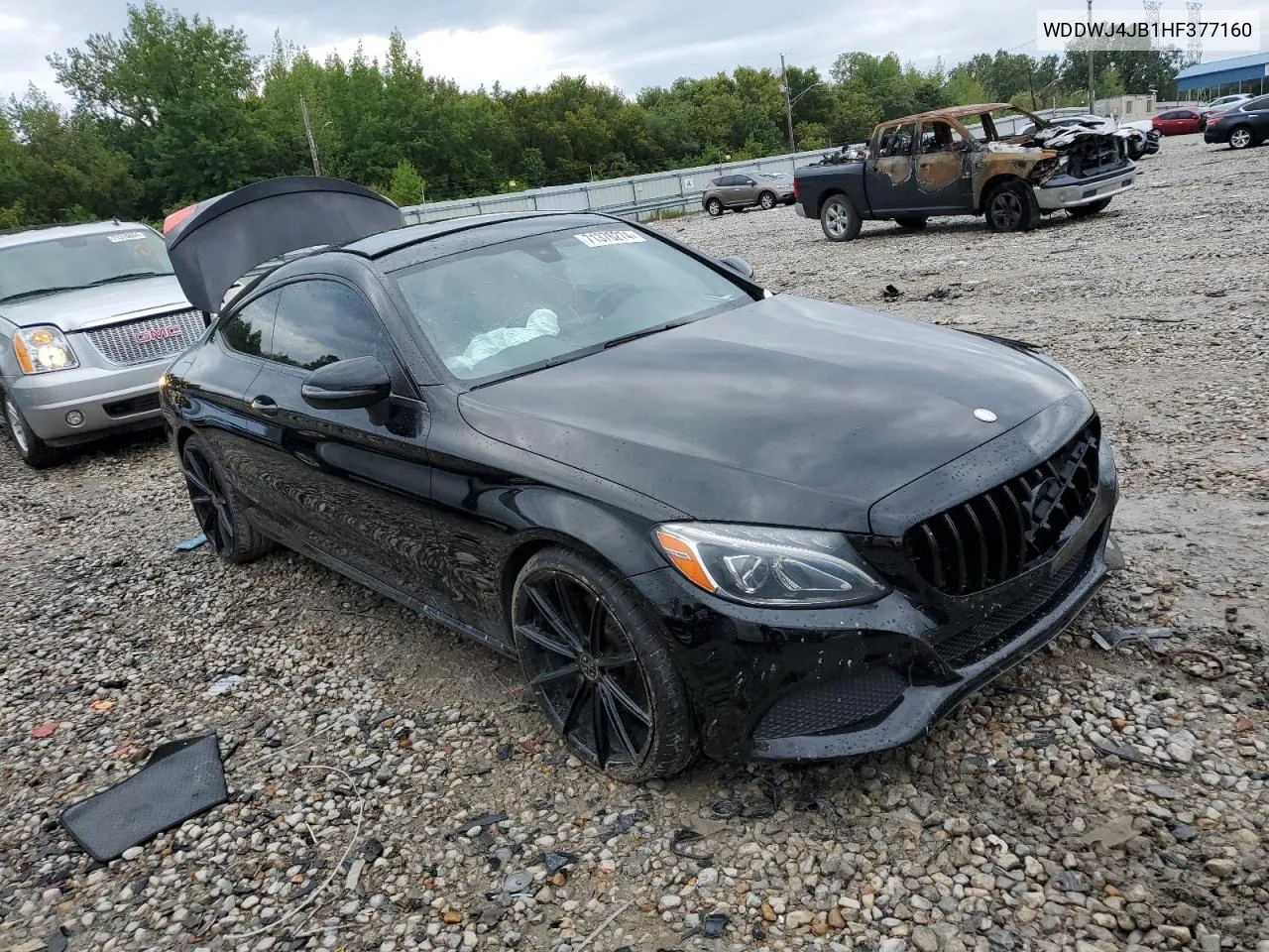 2017 Mercedes-Benz C 300 VIN: WDDWJ4JB1HF377160 Lot: 71376274