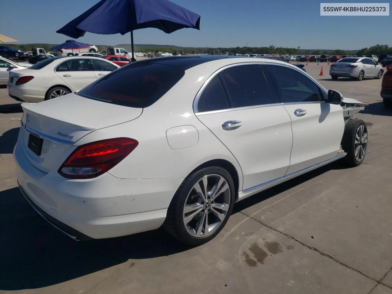 2017 Mercedes-Benz C 300 4Matic VIN: 55SWF4KB8HU225373 Lot: 71434624