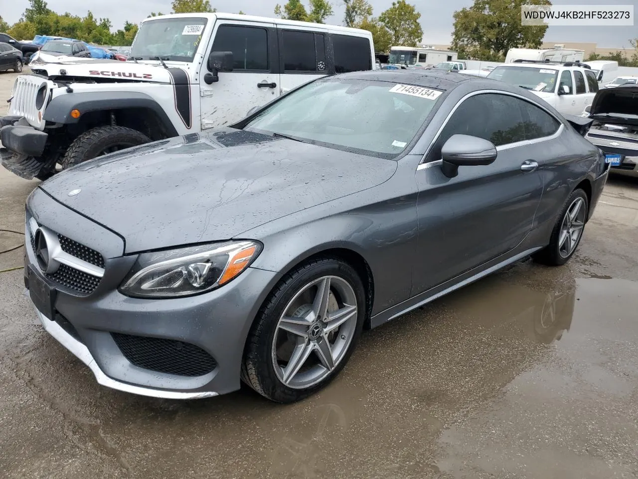 2017 Mercedes-Benz C 300 4Matic VIN: WDDWJ4KB2HF523273 Lot: 71455134