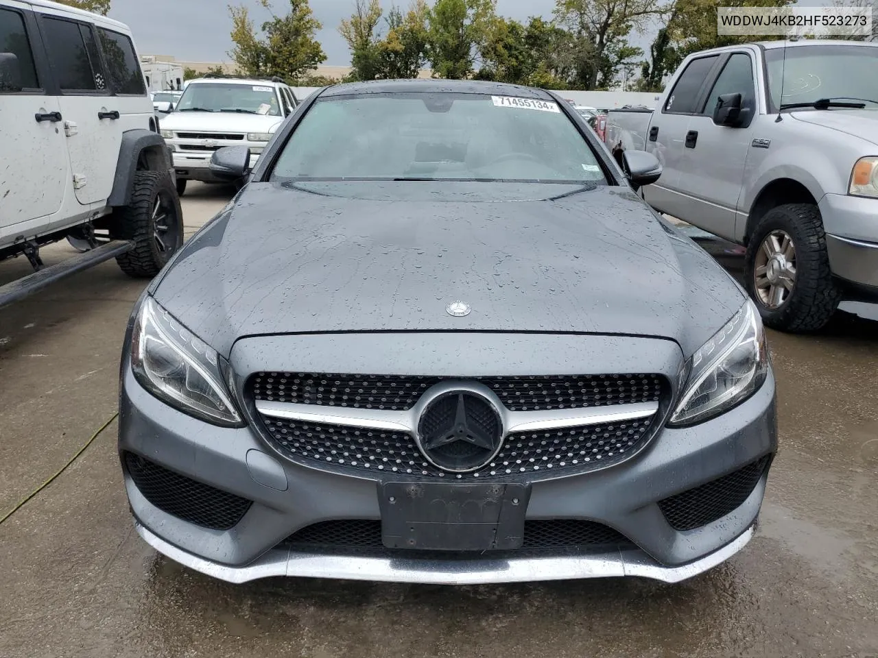 2017 Mercedes-Benz C 300 4Matic VIN: WDDWJ4KB2HF523273 Lot: 71455134