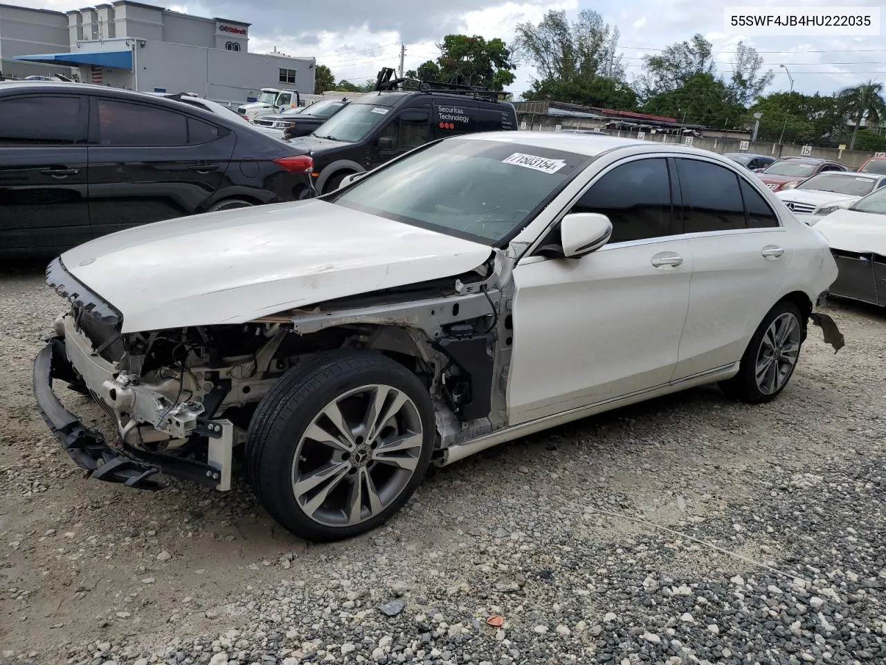 2017 Mercedes-Benz C 300 VIN: 55SWF4JB4HU222035 Lot: 71503154