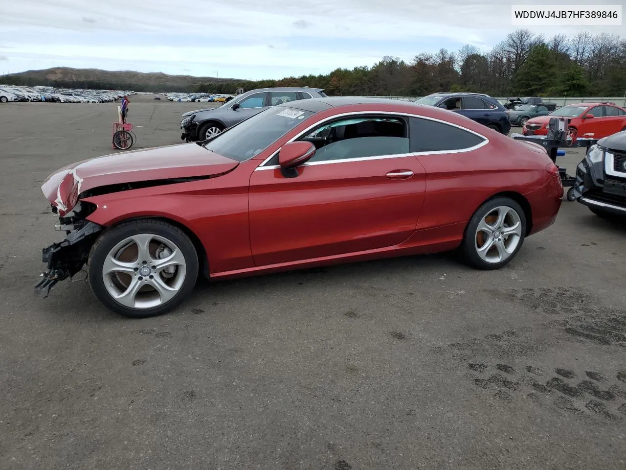 2017 Mercedes-Benz C 300 VIN: WDDWJ4JB7HF389846 Lot: 71773724