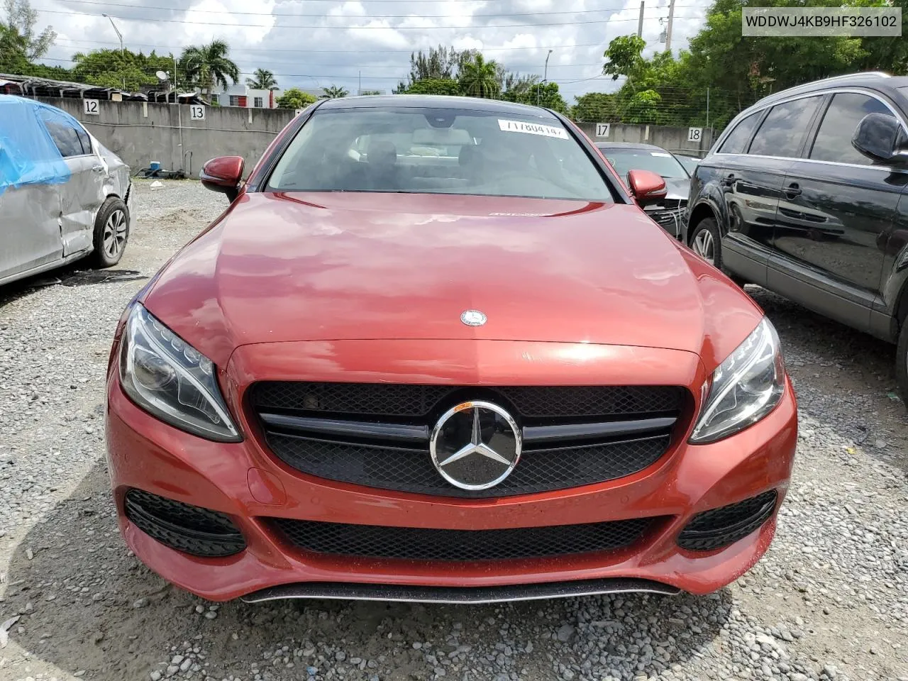 2017 Mercedes-Benz C 300 4Matic VIN: WDDWJ4KB9HF326102 Lot: 71780414