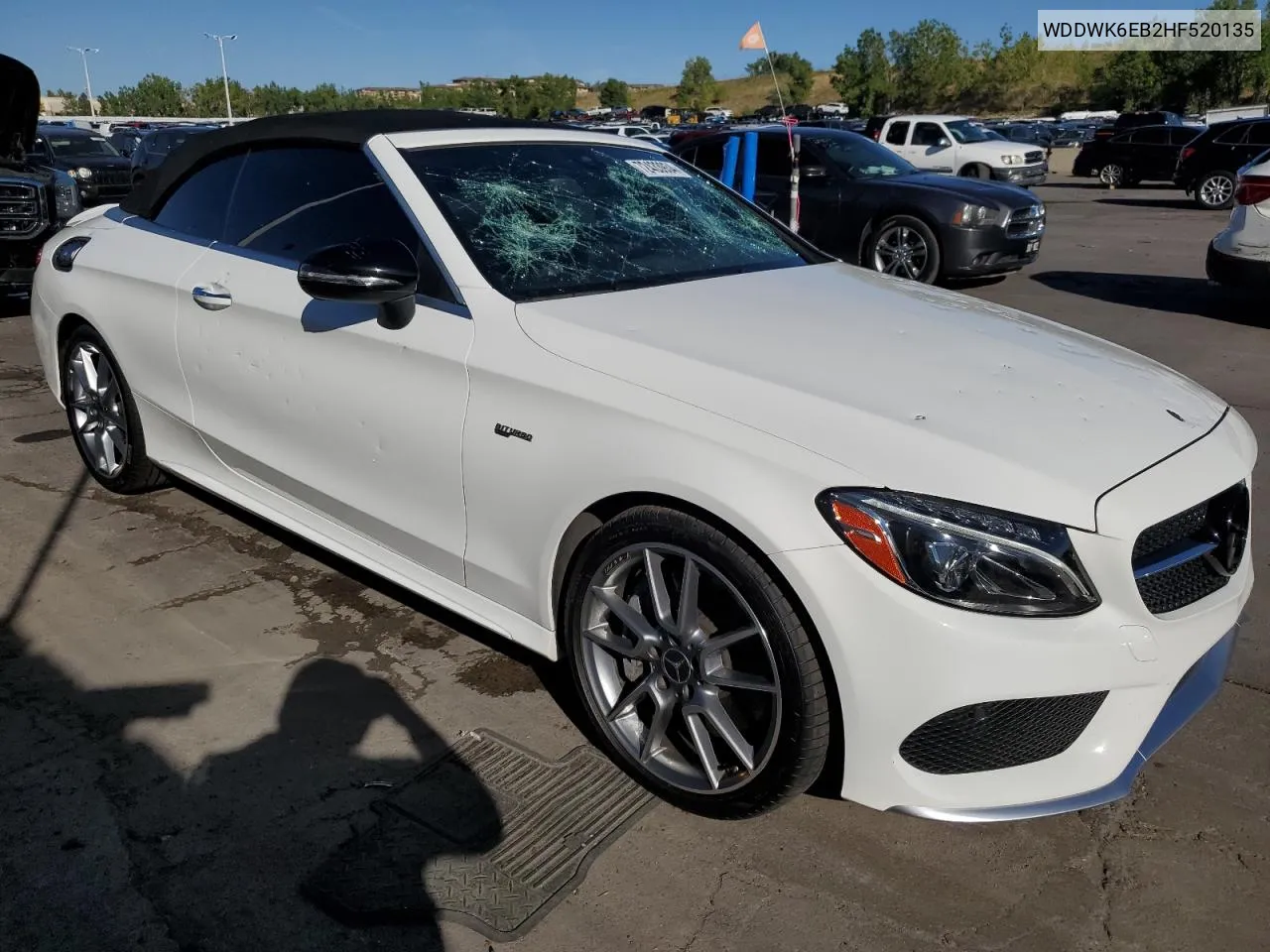 2017 Mercedes-Benz C 43 4Matic Amg VIN: WDDWK6EB2HF520135 Lot: 72433934