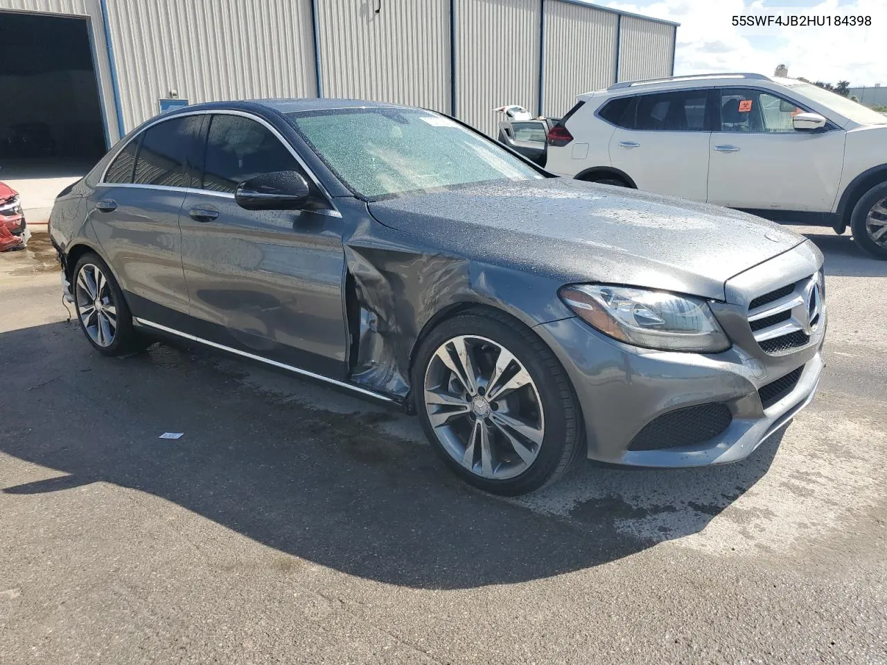 2017 Mercedes-Benz C 300 VIN: 55SWF4JB2HU184398 Lot: 72770894