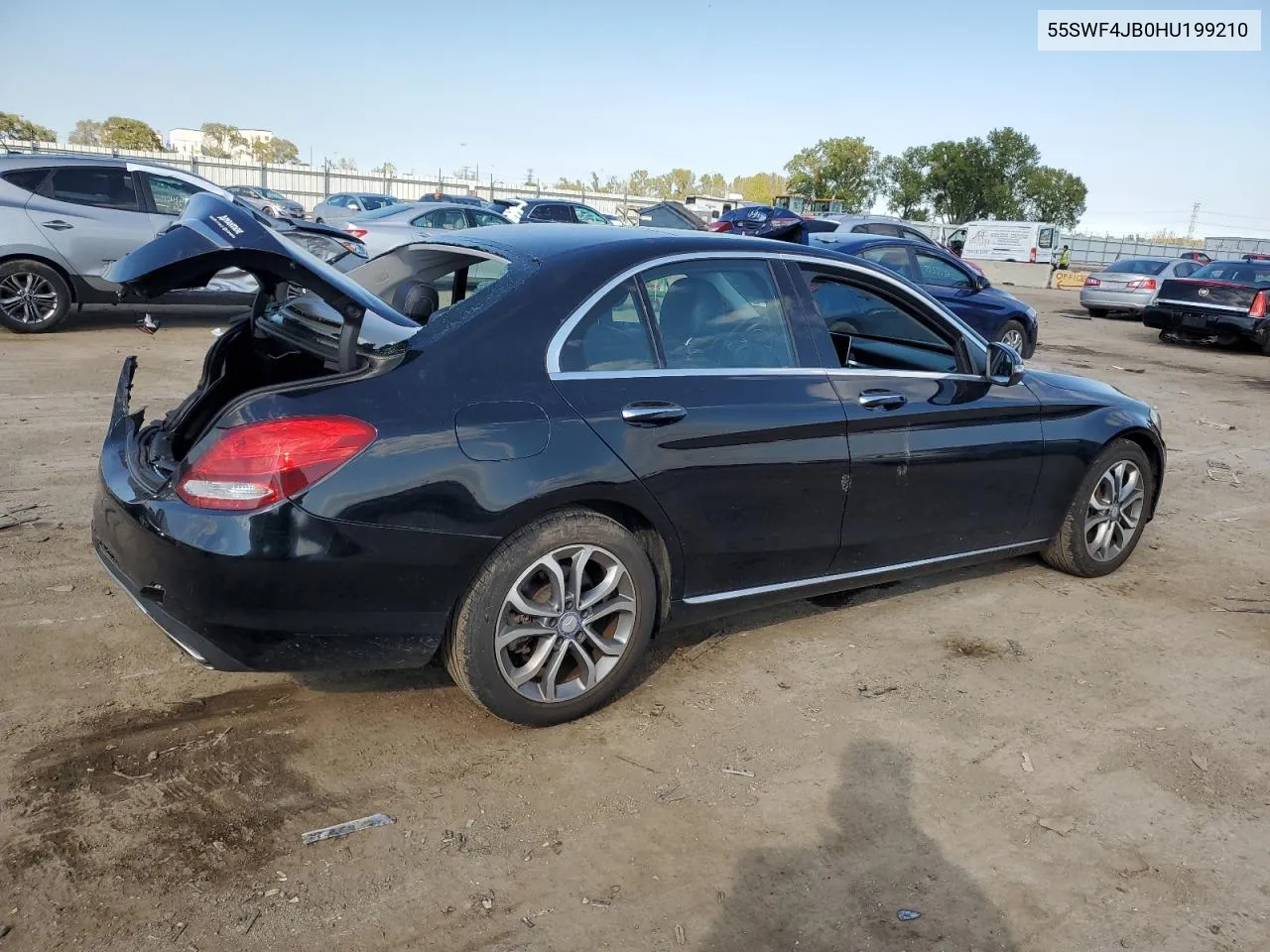 2017 Mercedes-Benz C 300 VIN: 55SWF4JB0HU199210 Lot: 72791954