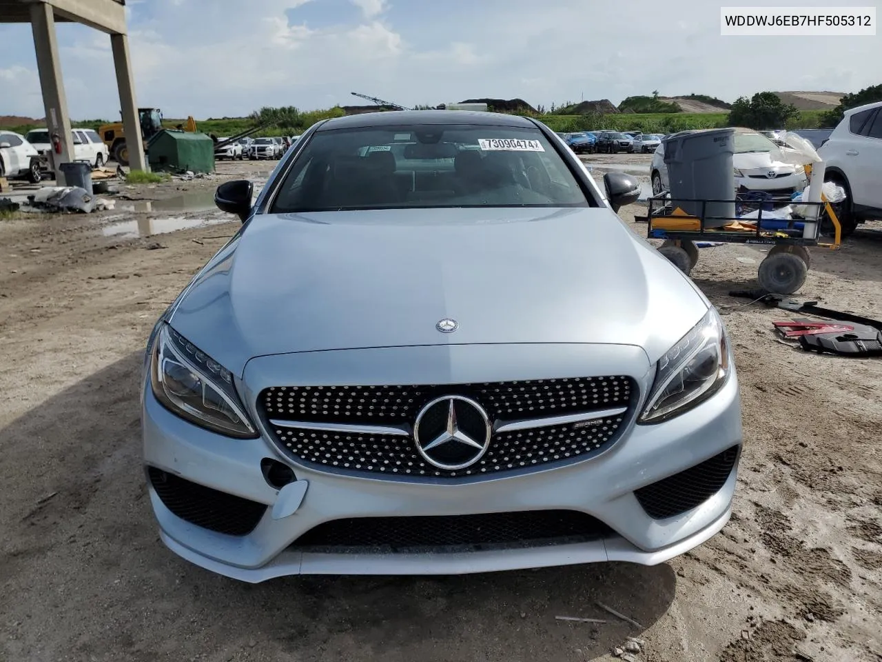 2017 Mercedes-Benz C 43 4Matic Amg VIN: WDDWJ6EB7HF505312 Lot: 73090474