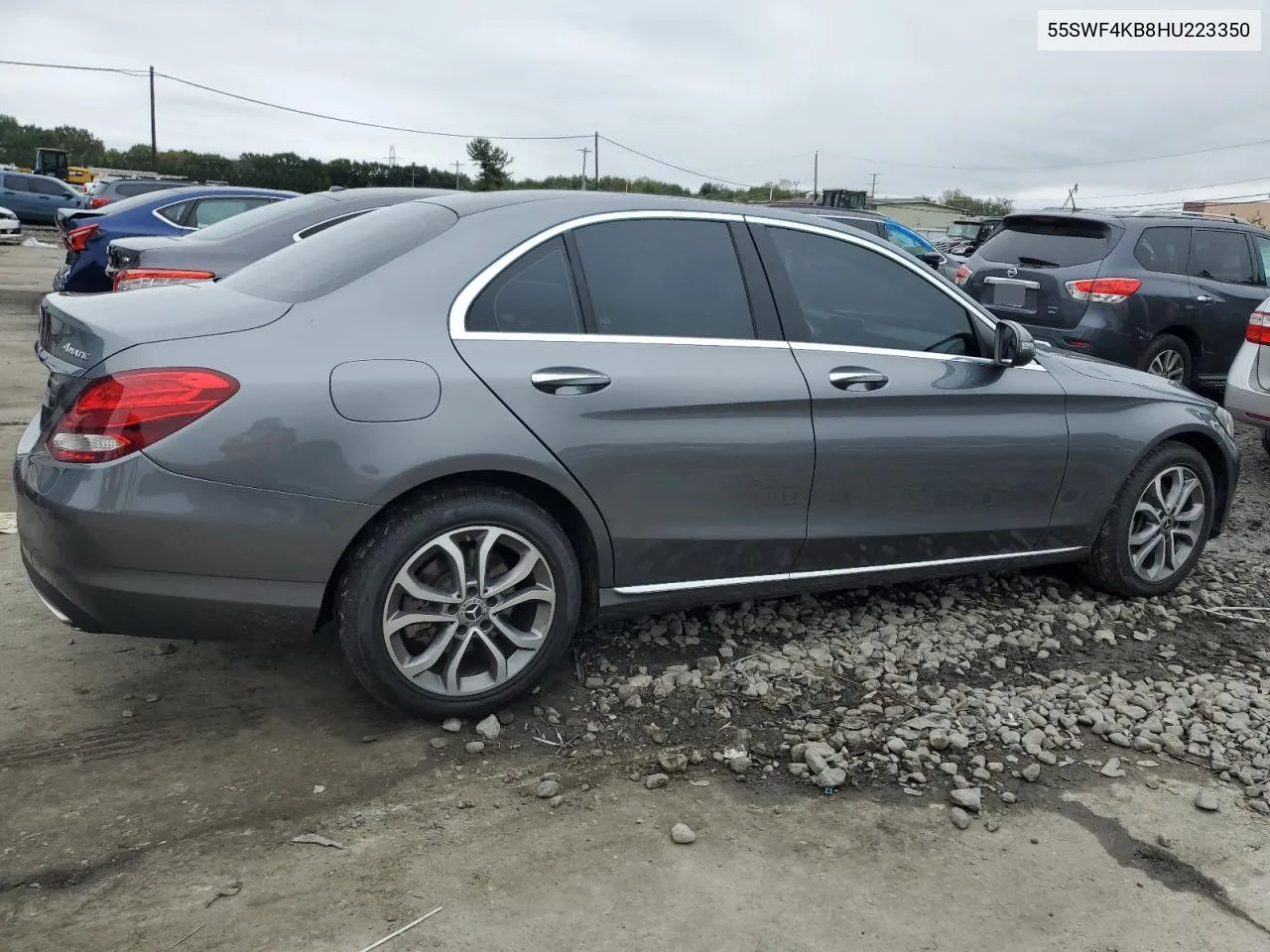 2017 Mercedes-Benz C 300 4Matic VIN: 55SWF4KB8HU223350 Lot: 73375714