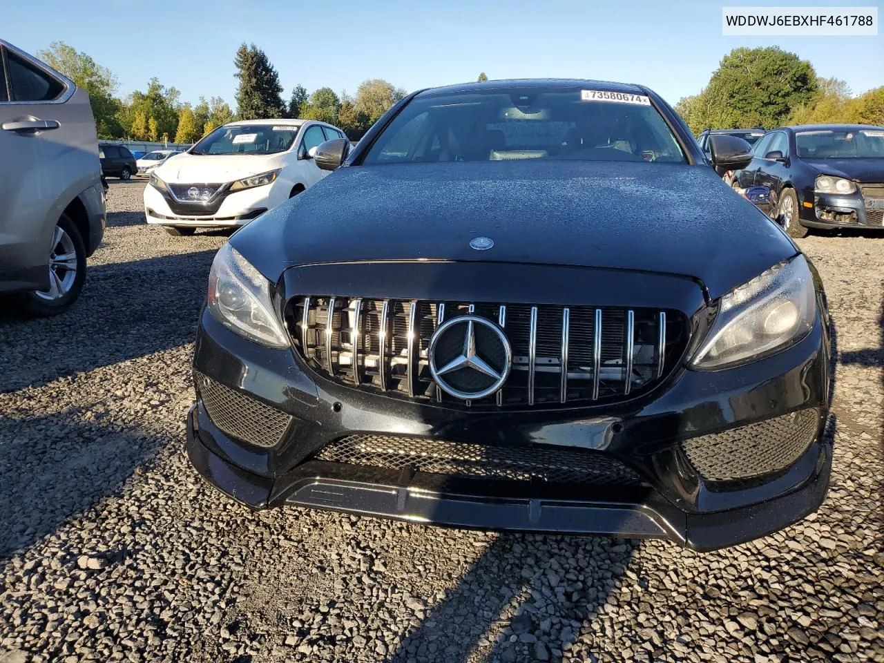 2017 Mercedes-Benz C 43 4Matic Amg VIN: WDDWJ6EBXHF461788 Lot: 73580674