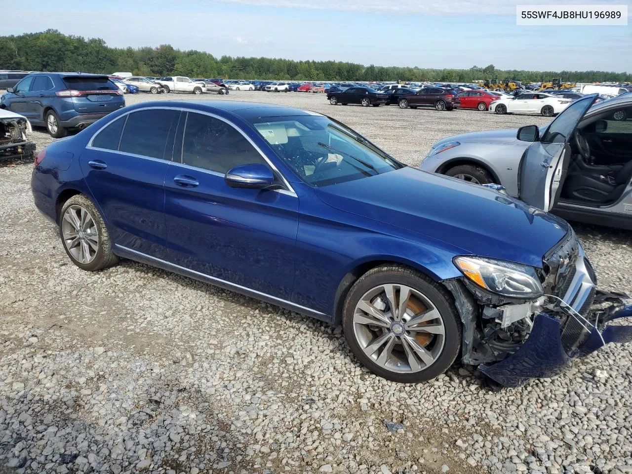 2017 Mercedes-Benz C 300 VIN: 55SWF4JB8HU196989 Lot: 73604554